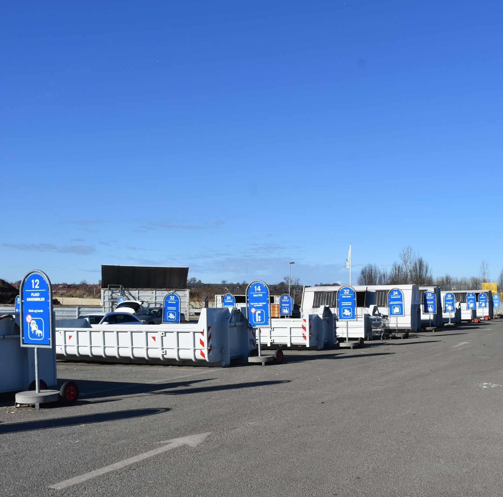 A recycling centre