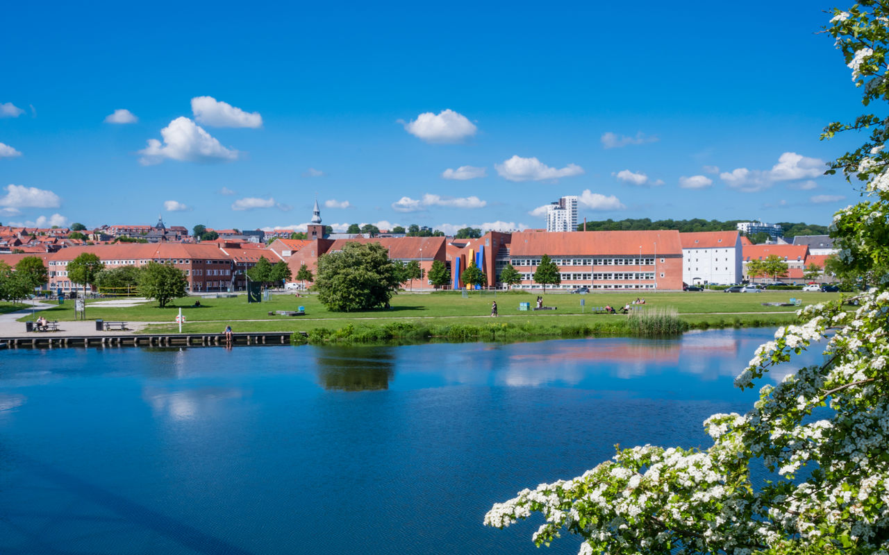 Gudenåen og Laksetorvet